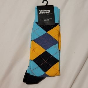 NWT Unsimply Stitched Argyle Socks